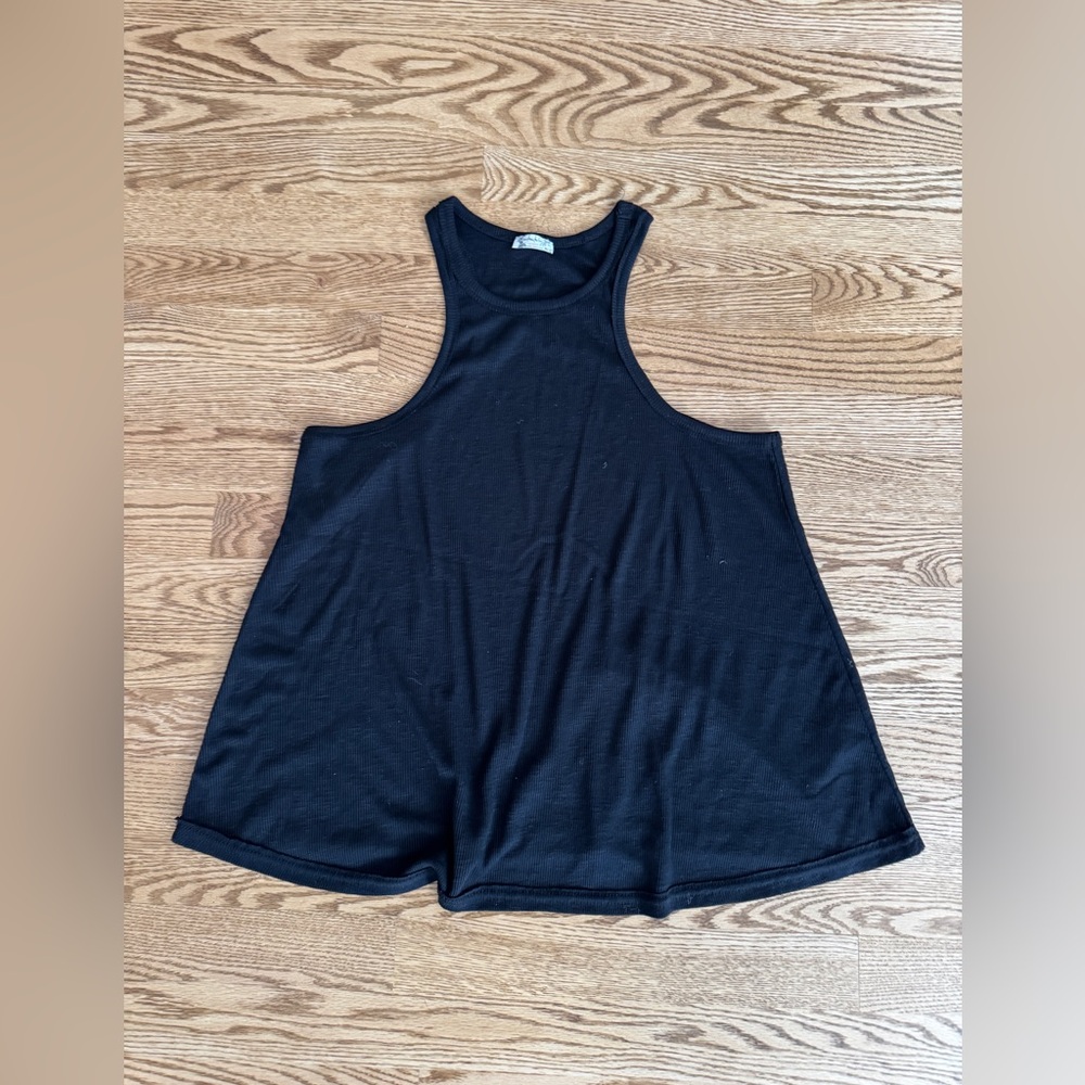 Free People Black Tank Top. Size M